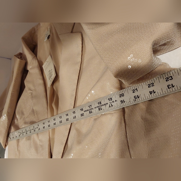 A New Day Beige Sequin Blazer & Maxi Dress XXL - Picture 6 of 15